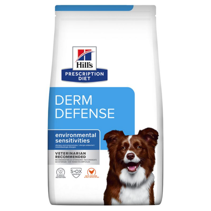 

Лечебный сухой корм для собак Hill's Prescription Diet Canine Derm Defense Environmental Sensitivities Chicken