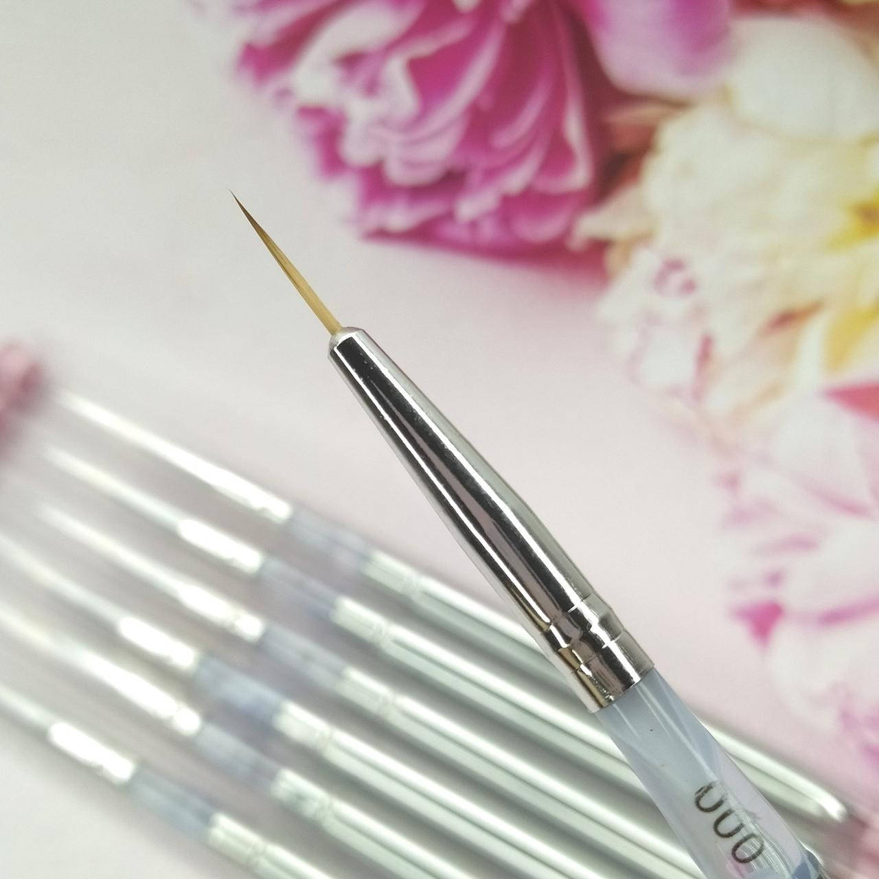 

Тонкая кисть - трансформер для росписи ногтей № 000