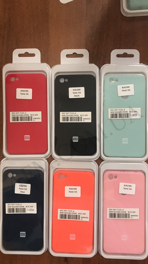 

Накладка Silicone Cover (чехол- бампер) Xiaomi Redmi Note 5A Prime розовый*, Розовый