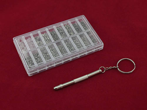 

1000x Винты гайки отвертка для ремонта очков часов