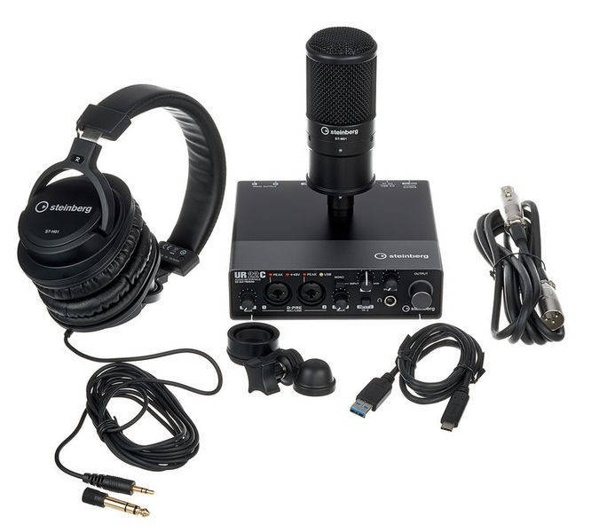 

Аудиокомплект Steinberg UR22C Recording Pack