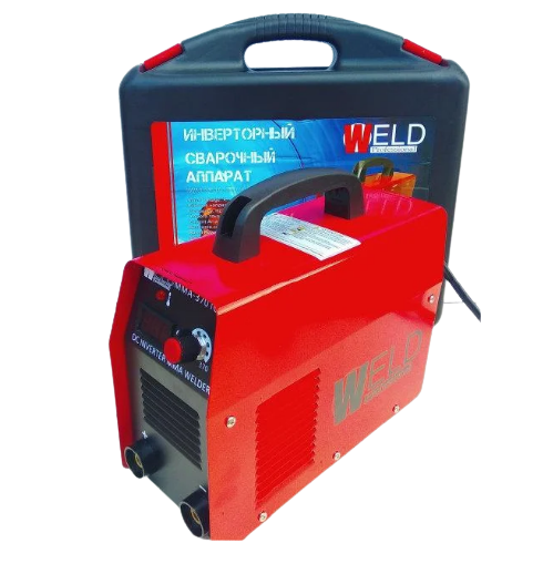 

Сварка инверторная Weld ММА-370 (бывший 330) в кейсе с электронным табло