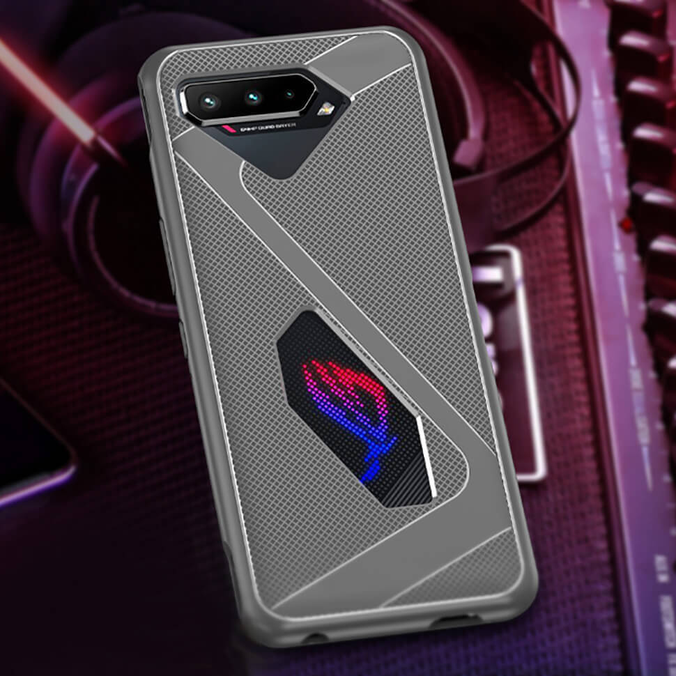 

Чехол Butterfly Shadow Series для Asus ROG Phone 5 Gray, Серый