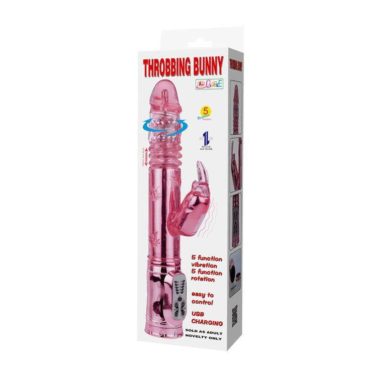 

Ротатор Hi-Tech Throbbing Bunny перезаряжаемый BW-058008, Розовый