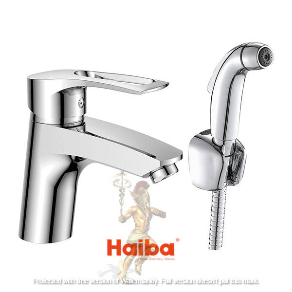 

Смеситель для умывальника с лейкой Haiba Germes 001 (SH)