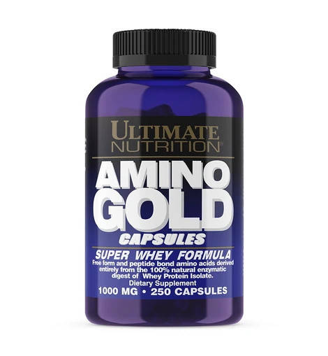 

Аминокислота Ultimate Amino Gold Formula, 250 капсул