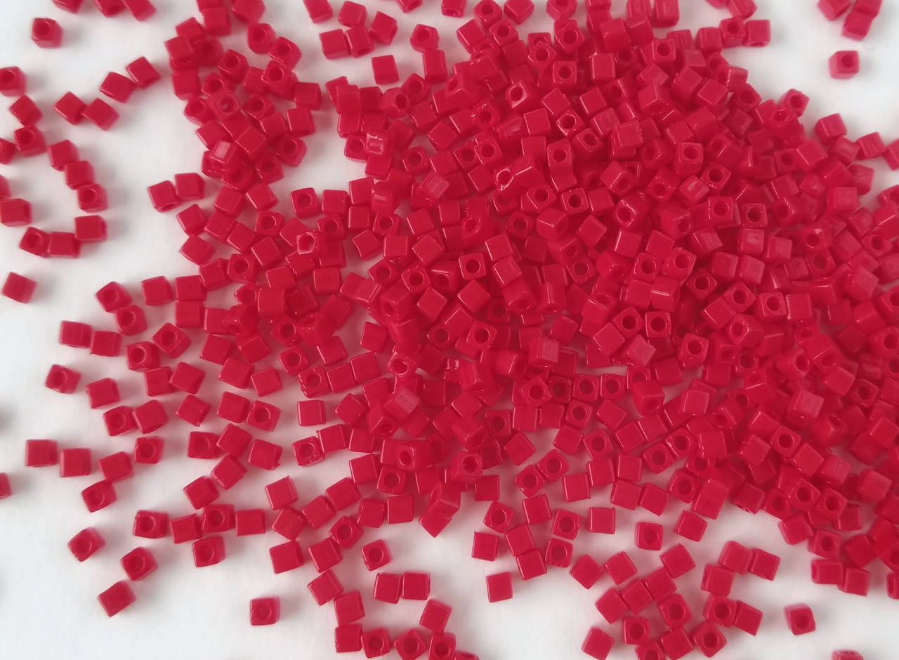 

Miyuki Square Beads 1,8 мм SB0408 Opaque Dark Red