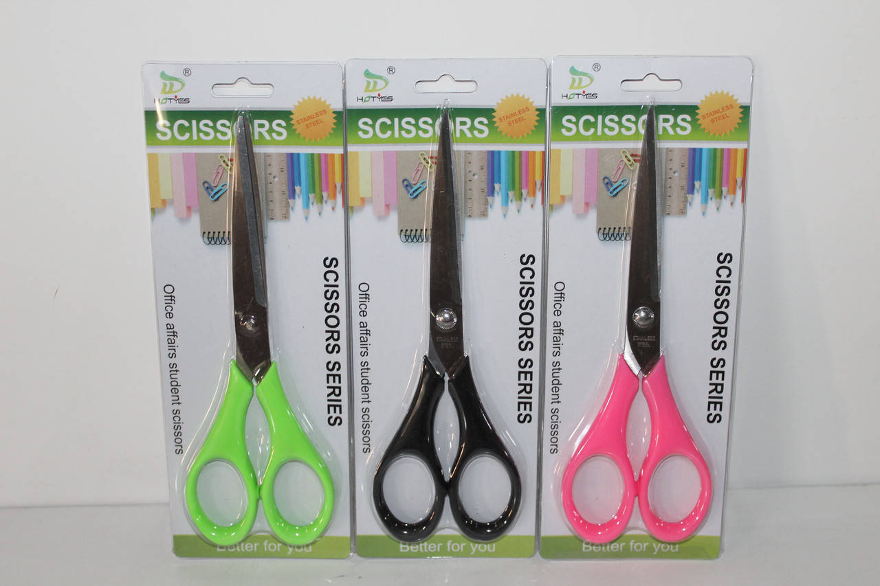 

Ножницы канцелярские "Scissors" на блистере мал.