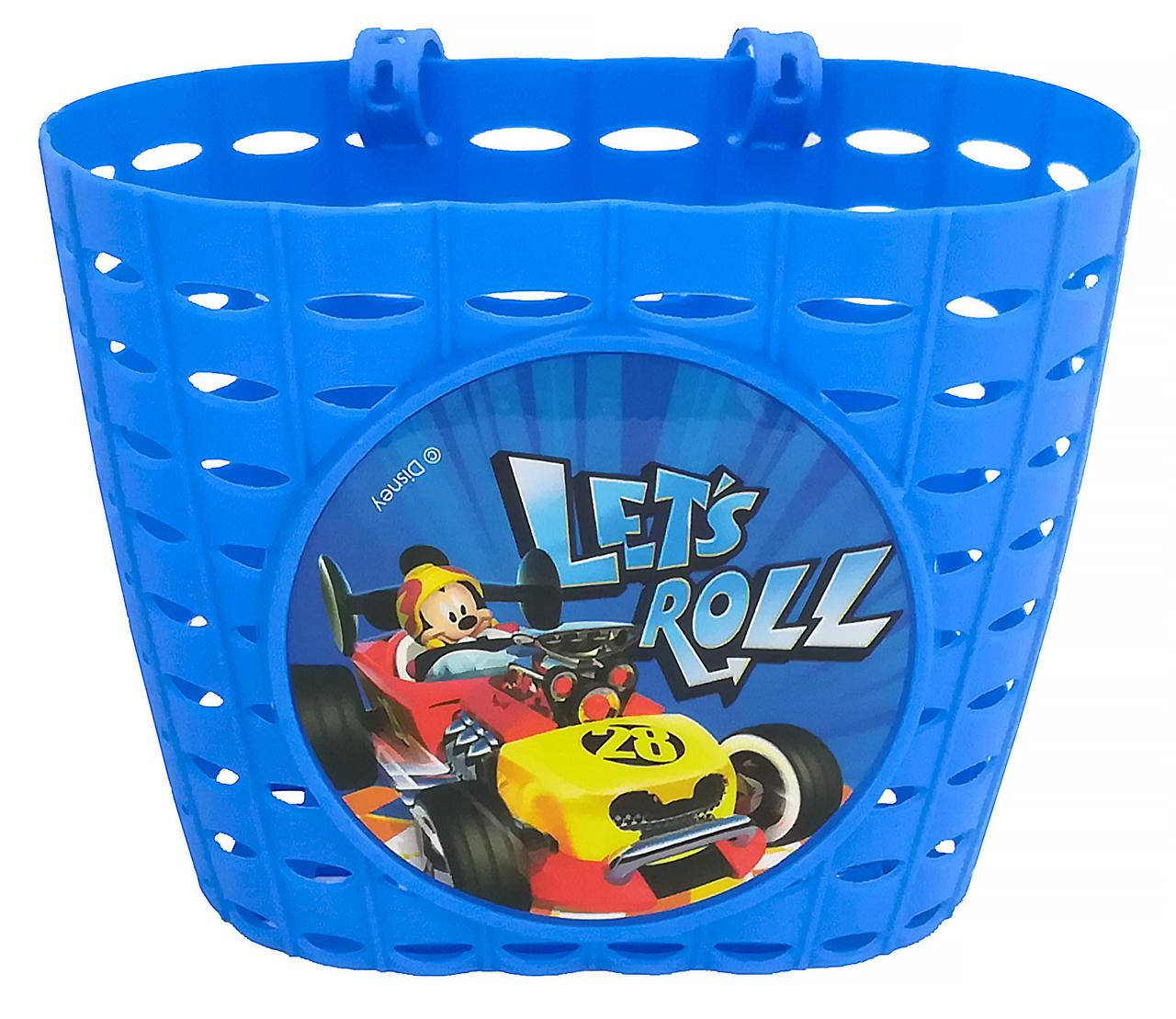 

Корзина передняя Mendelli 12" Let's Roll пластик, синий (KOS056)