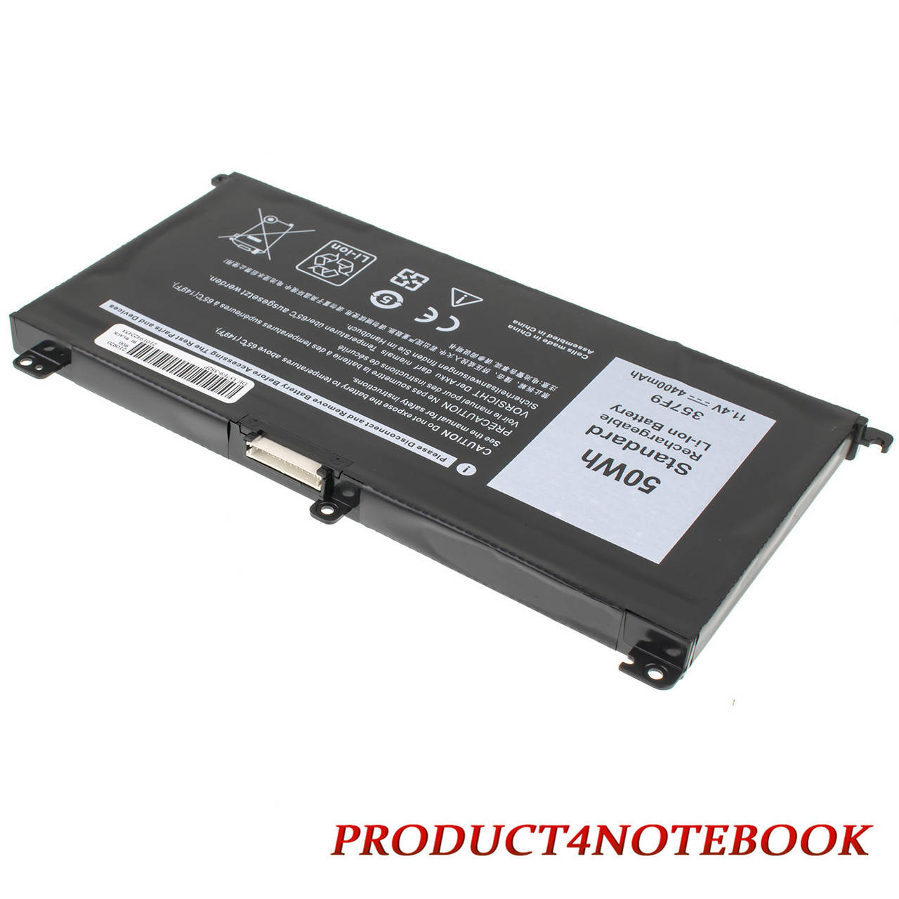 

Батарея для ноутбука Dell 357F9 (Inspiron 15 7559, 15 7566, 15 7567) 11.4V 50Wh Black, Черный