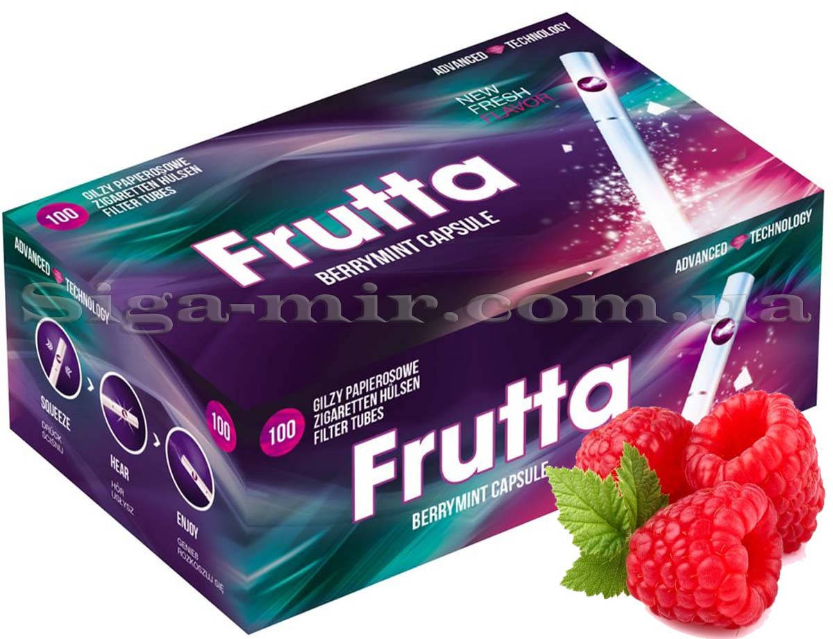

Сигаретные гильзы для табака FRUTTA (ментол и лесная ягода)