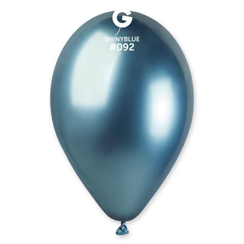 

Латексные воздушные шарики 13" хром 92 синий 50шт/уп Gemar