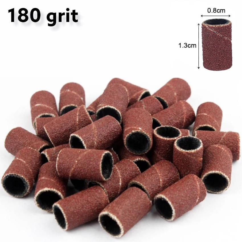 

Шлифовальная насадка / барабанчик для фрезера, упаковка 100 шт. 180 грит.