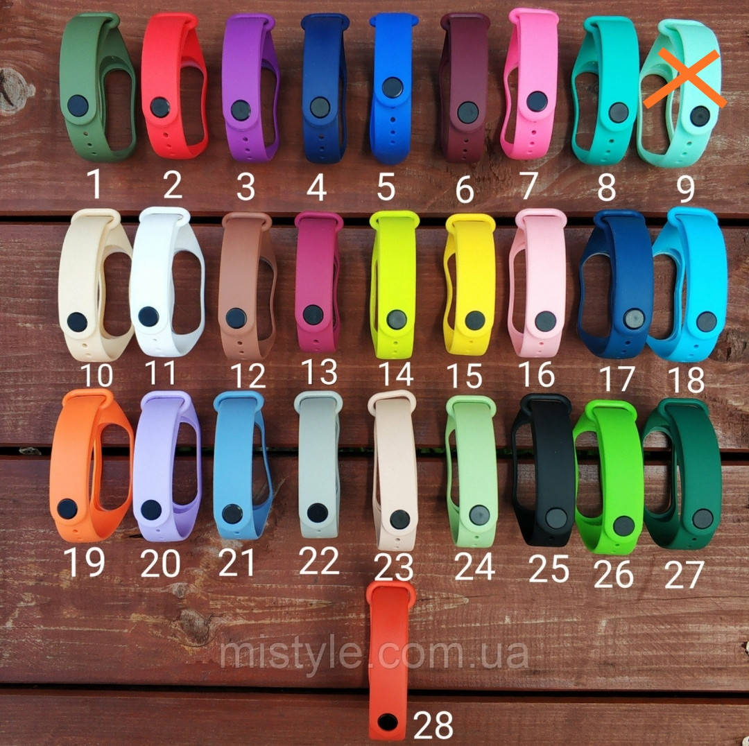 

Ремешок mi band 4 miband 3 выбор цветов