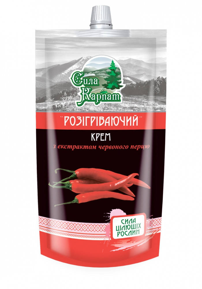 

Крем "Разогревающий" Сила Карпат