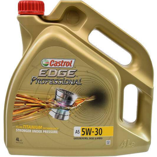 

Оригинальное моторное масло Castrol Edge Professional A5 5W-30 4 л.