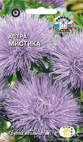 

Семена Астра игольчатая Мистика 0,2 грамма Седек, Фиолетовый
