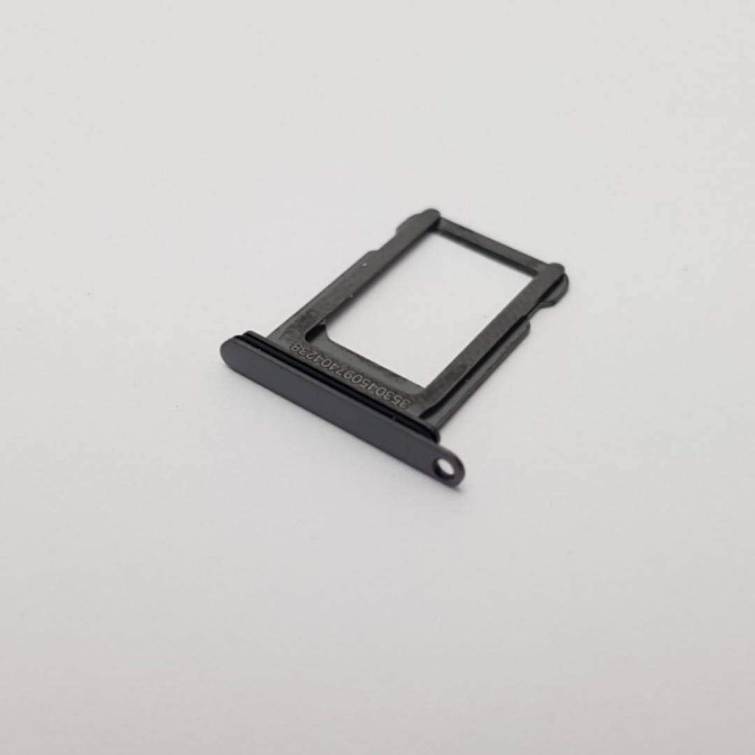 

Держатель сим карты Apple iPhone X черный Сервисный оригинал с разборки