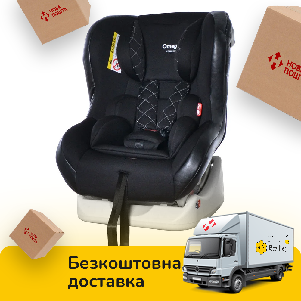 

Детское автокресло CARRELLO Omega CRL-11806 Black Panter 9 до 15 кг группа 0+1 | Автокрісло Каррелло Черный