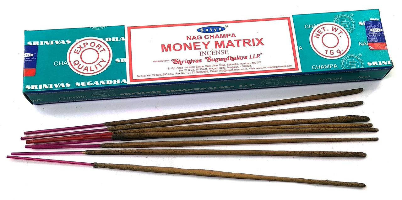 

Money Matrix (Денежная матрица) (15 грм.) (Satya)(12 шт/уп) масала благовоние