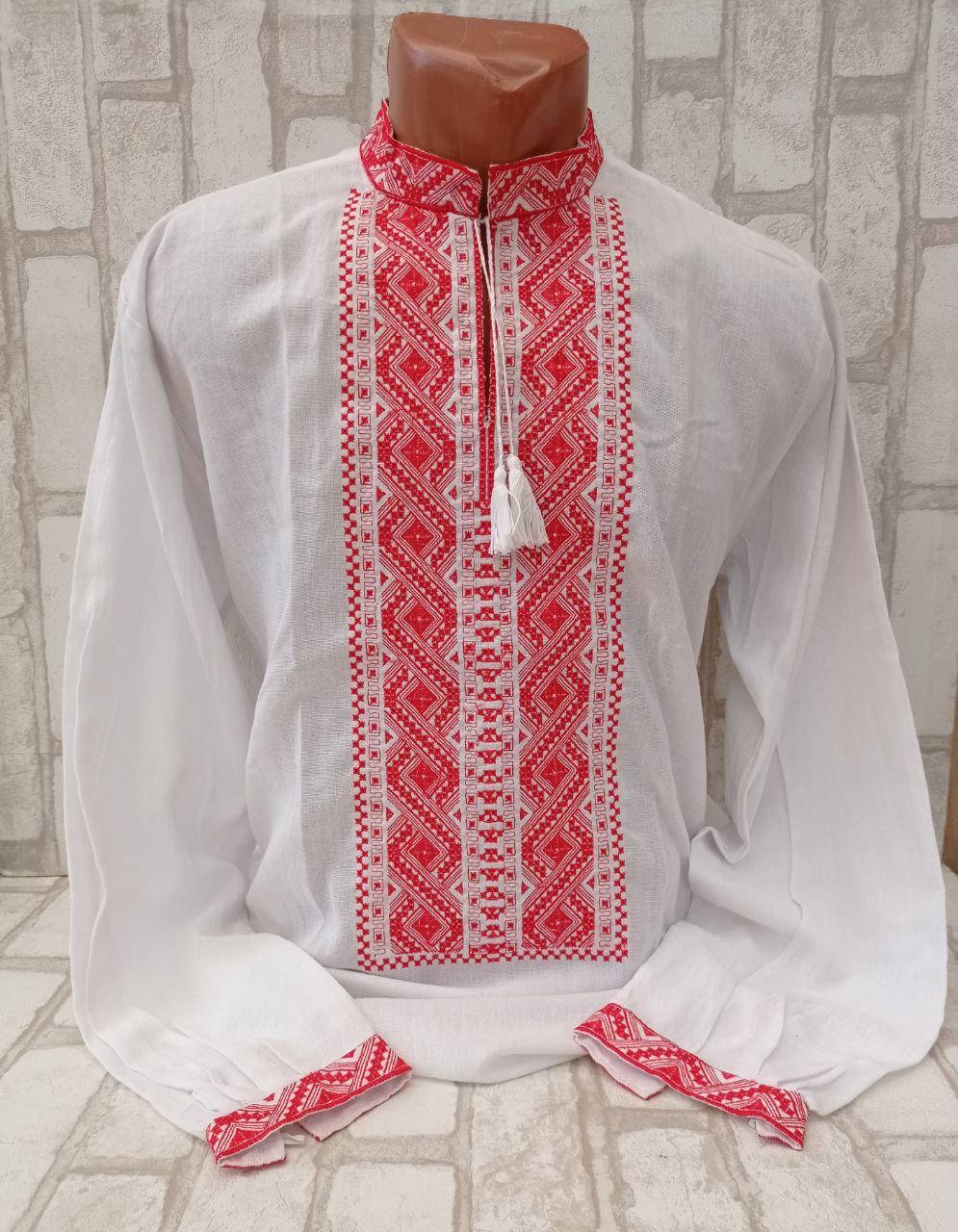 

Мужская вышиванка "Богуслав", 100% хлопок, 50 р-р