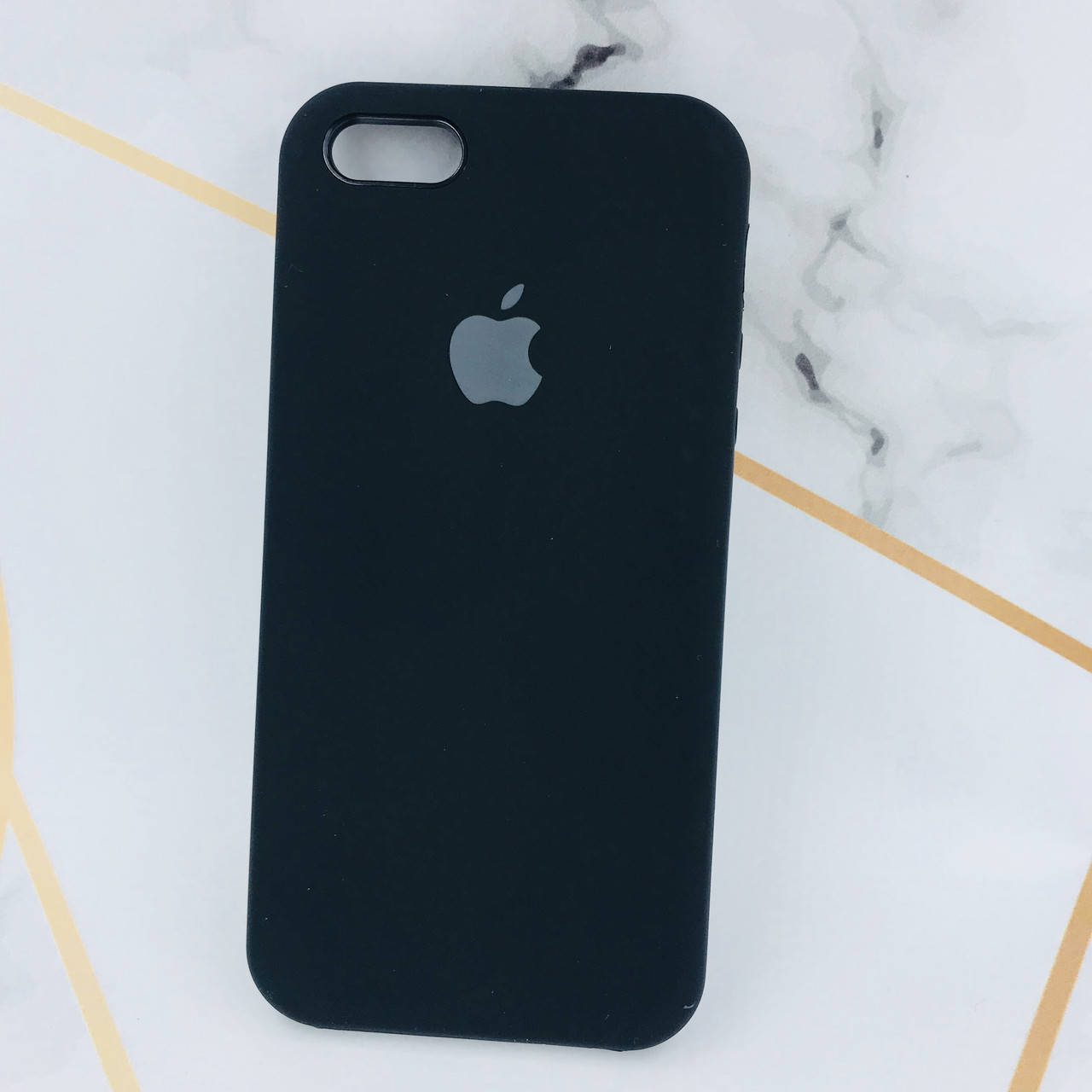 

Силиконовый чехол Apple Silicone Case для iPhone 5/5s Чёрный, Черный