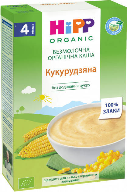

Безмолочная каша HiPP Кукурузная, 200 г