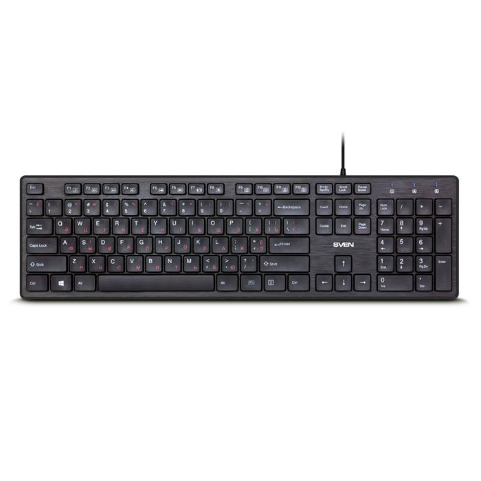 

Клавиатура SVEN KB-E5800 черная (замена Elegance 5800), Черный