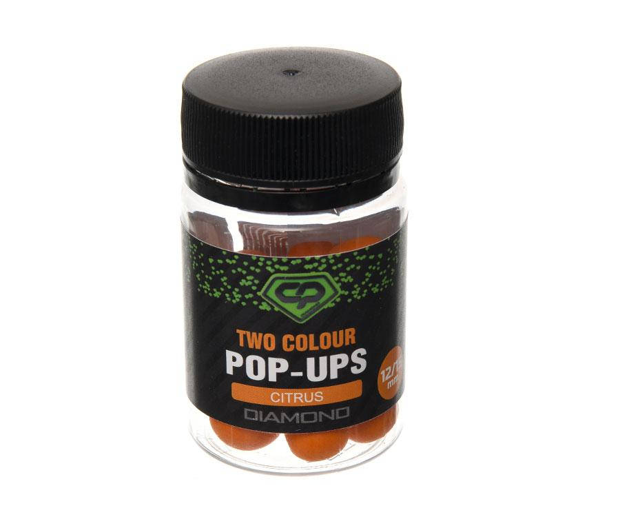 

Бойлы Carp Pro Diamond Pop-Ups Two Collor Citrus 12+15мм