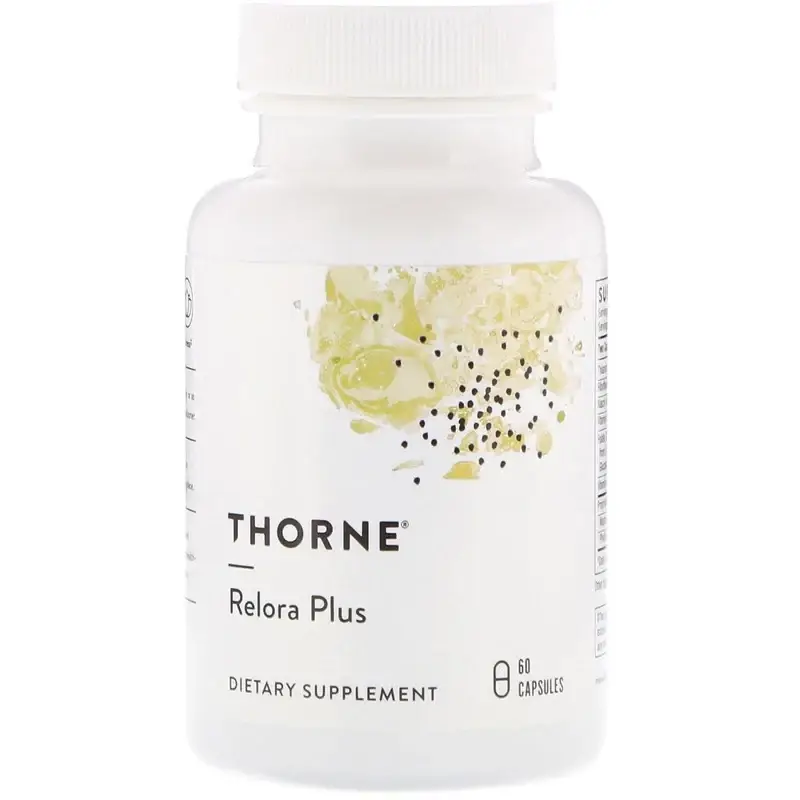 

Антистресс формула, Relora Plus, Thorne Research, 60 капсул