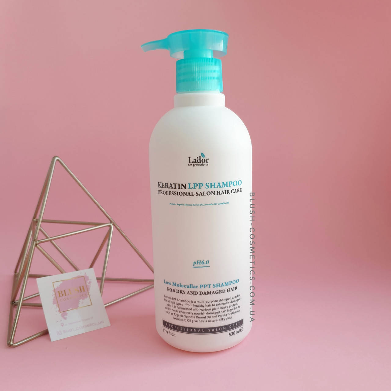 

Кератиновий безсульфатний шампунь Lador Keratin LPP Shampoo 530 ml