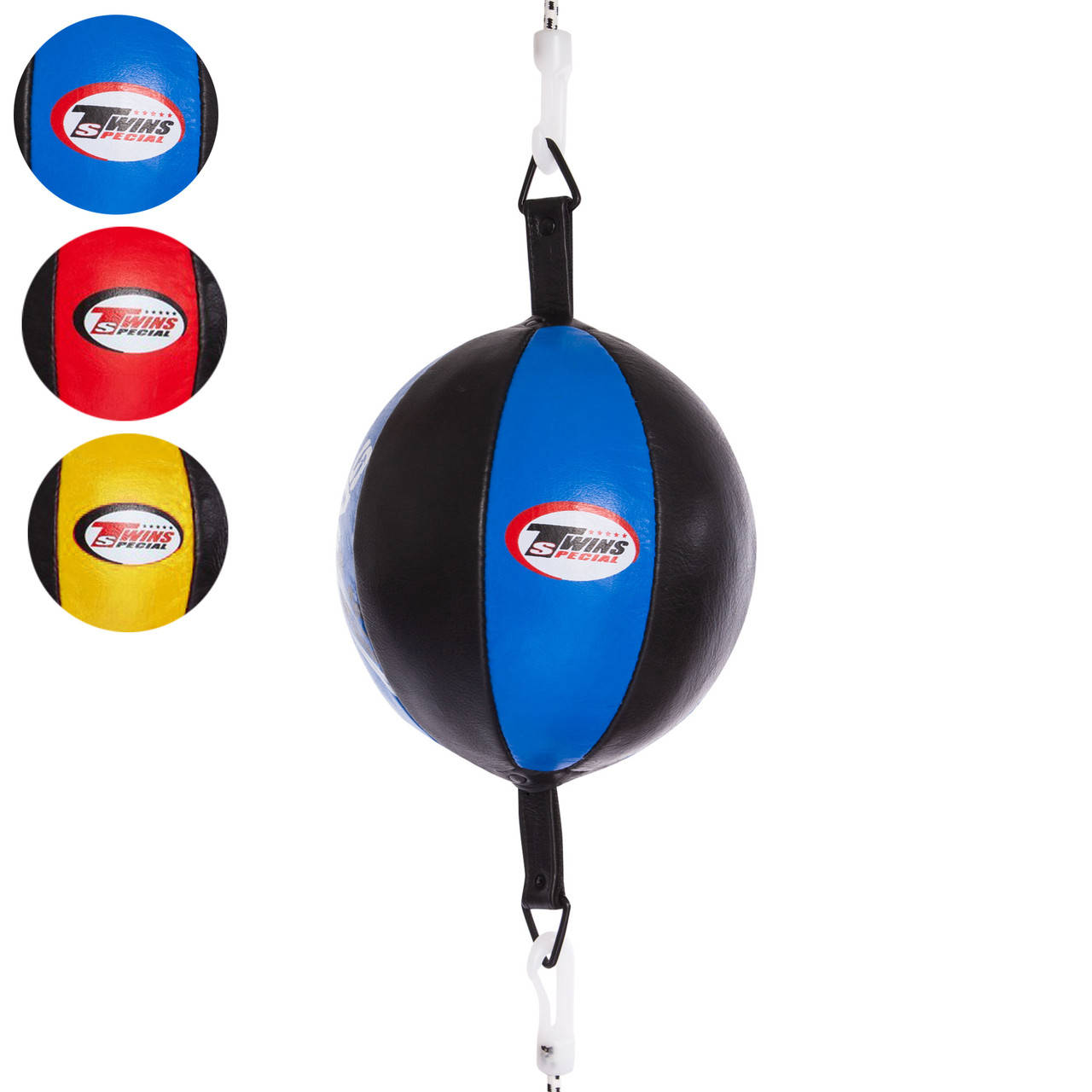 

Груша пневматическая на растяжках Twins DPL020: PU, 3 цвета (круглая), Черный