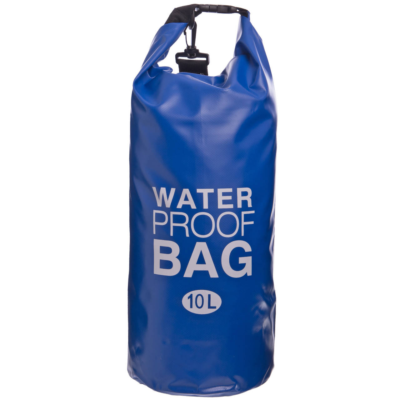 

Водонепроницаемый гермомешок 10 л с плечевым ремнем Waterproof Bag TY-6878-10 синий