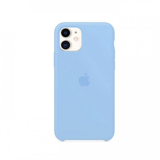 

Чехол Silicone Case iPhone 11 голубой