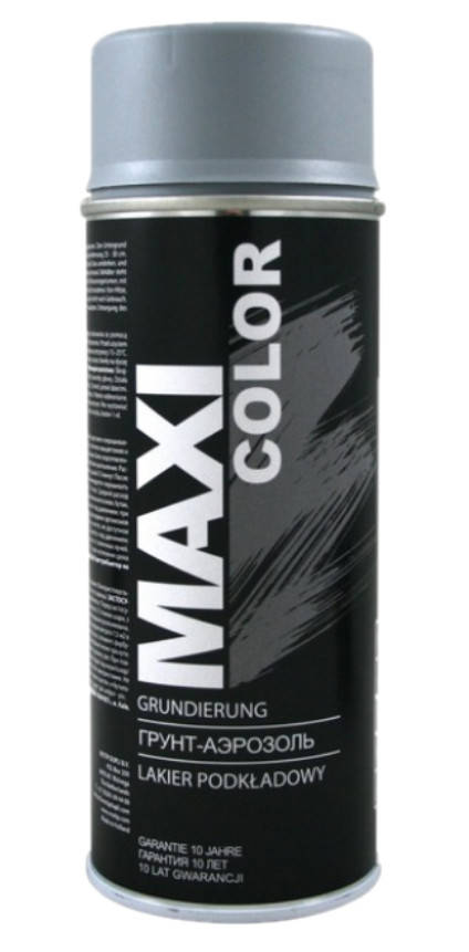 

Грунт Maxi Color аэрозольный 400 мл серый (MX0001)