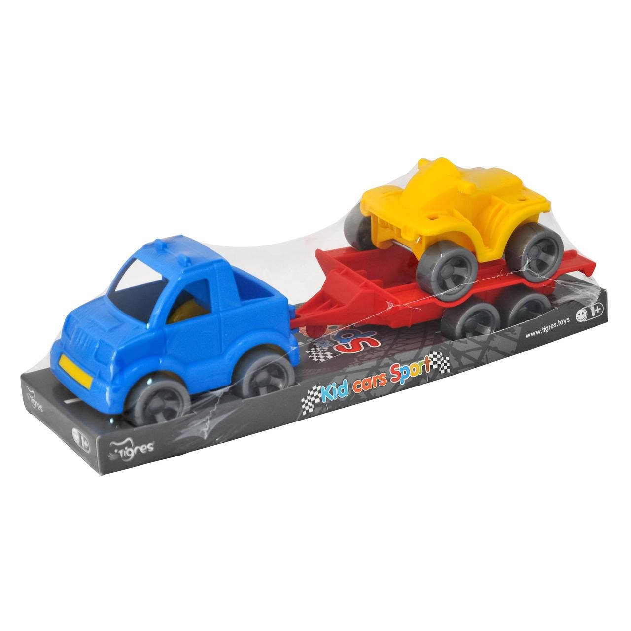 

Набор авто "Kid cars Sport" 3 эл. на планшете (пикап + квадроцикл)