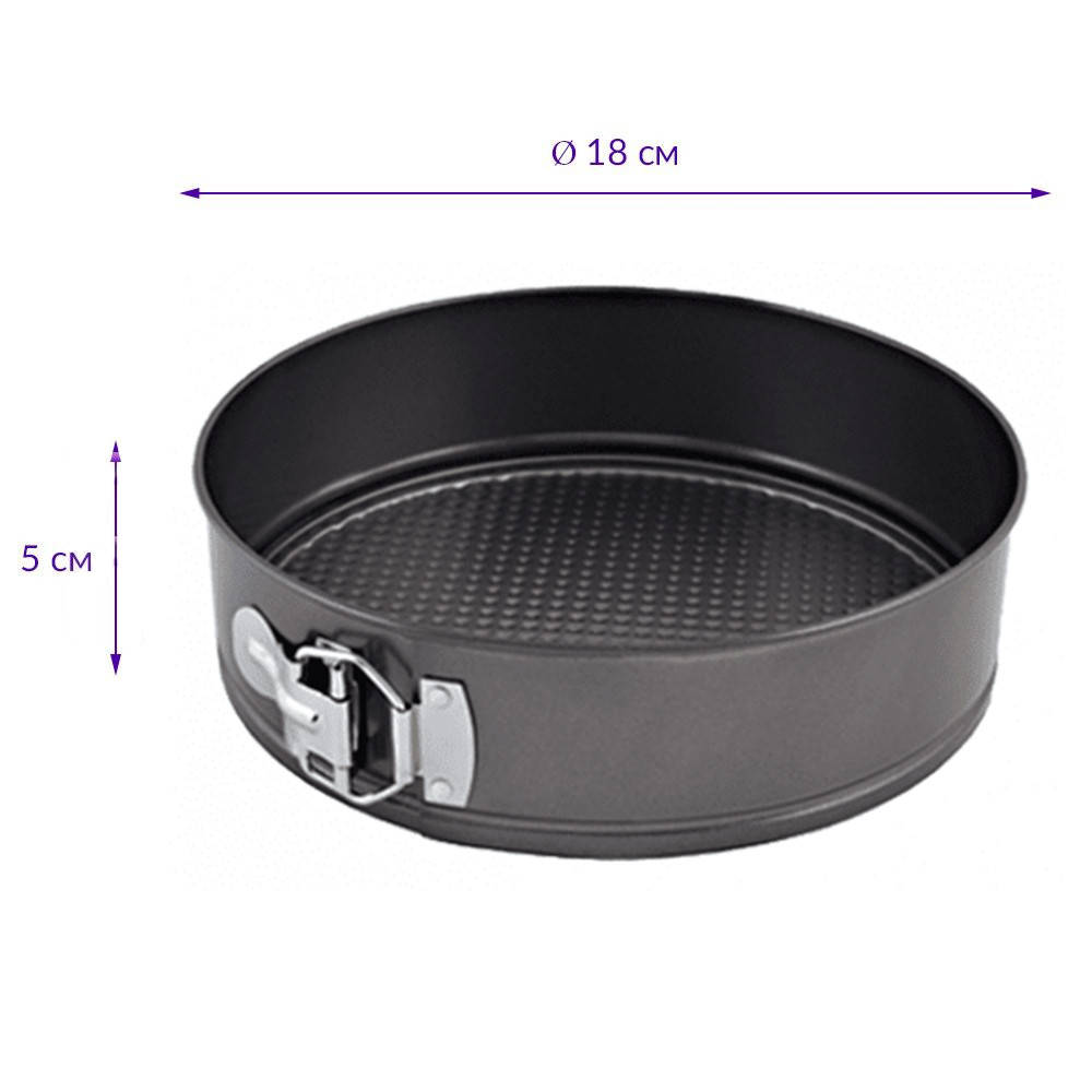 

Форма разъемная маленькая 18*5см, Черный