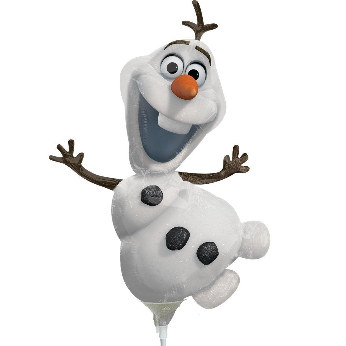 

Фольгированный шарик мини-фигура Anagram (20х30 см) disney фроузен Холодное сердце Снеговик Олаф, Разные цвета