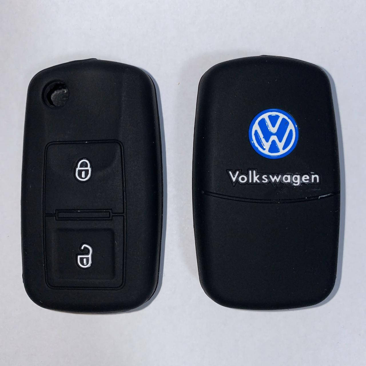 

Силиконовый чехол для ключа Volkswagen Passat,Golf,Tiguan,Touareg,Polo, Jetta,Amarok,Beetle,Bora,Сaddy,Passat, Черный