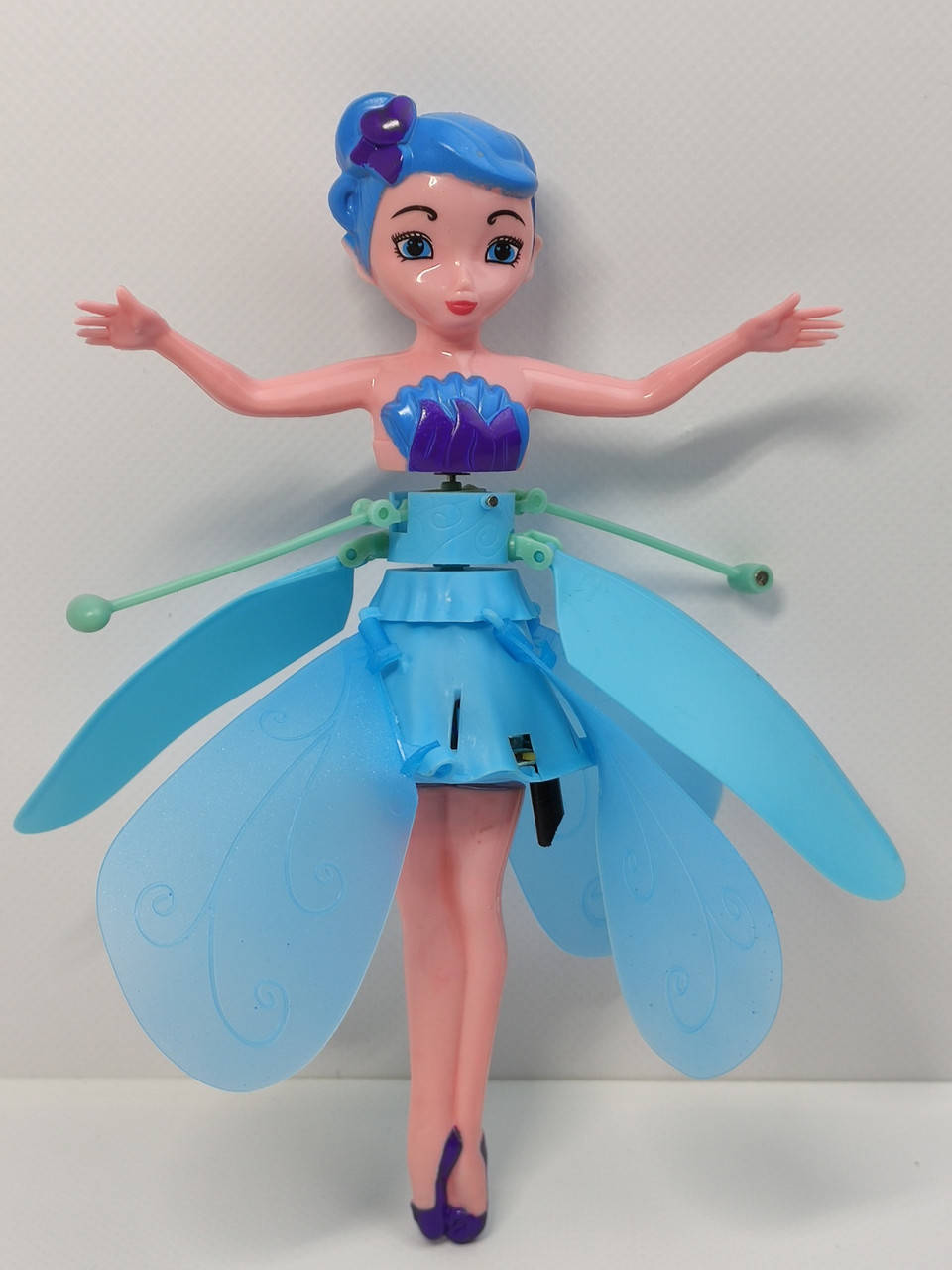 

Летающая кукла фея Flying Fairy Fantasy летит за рукой голубая, Голубой