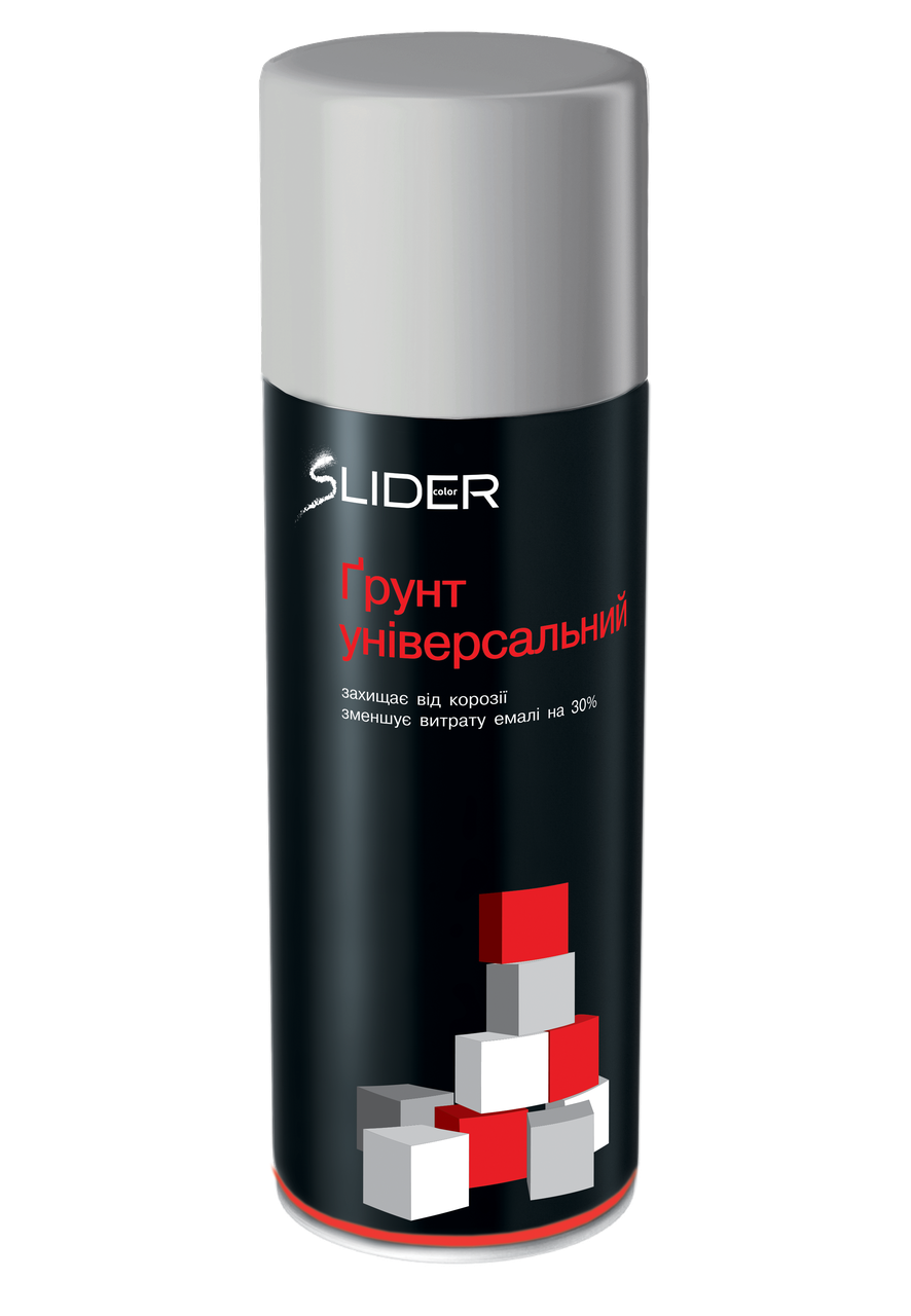 

Грунт аэрозольный SLIDER 400мл Серый