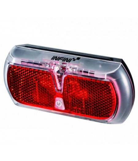 

Фонарь светодиодный задний +батар. INFINI I-501R2 0.5W LED, 3 режима