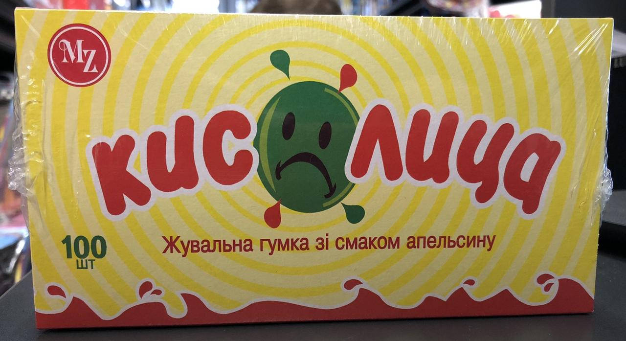 

Жевательная резинка Кислица апельсин 3,5гр