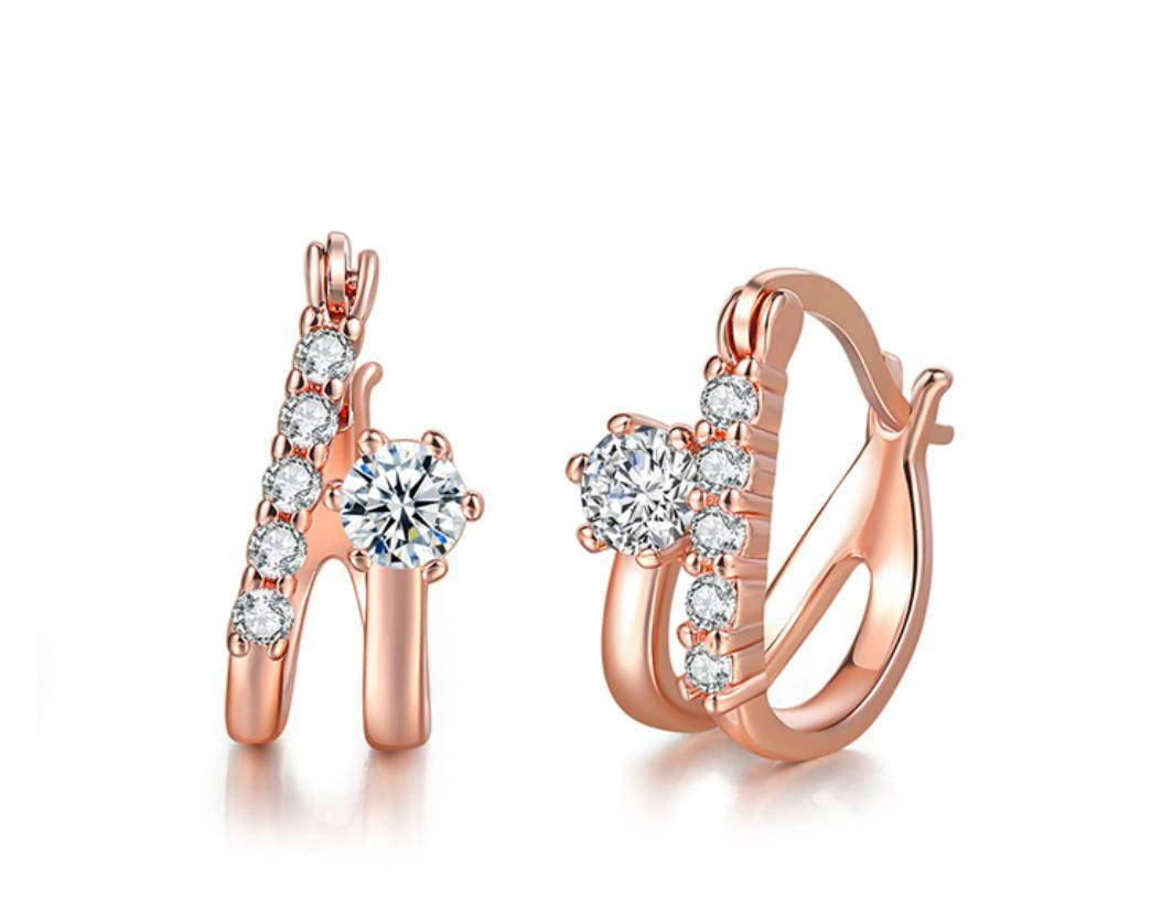 

Сережки женские с фианитами, С8790