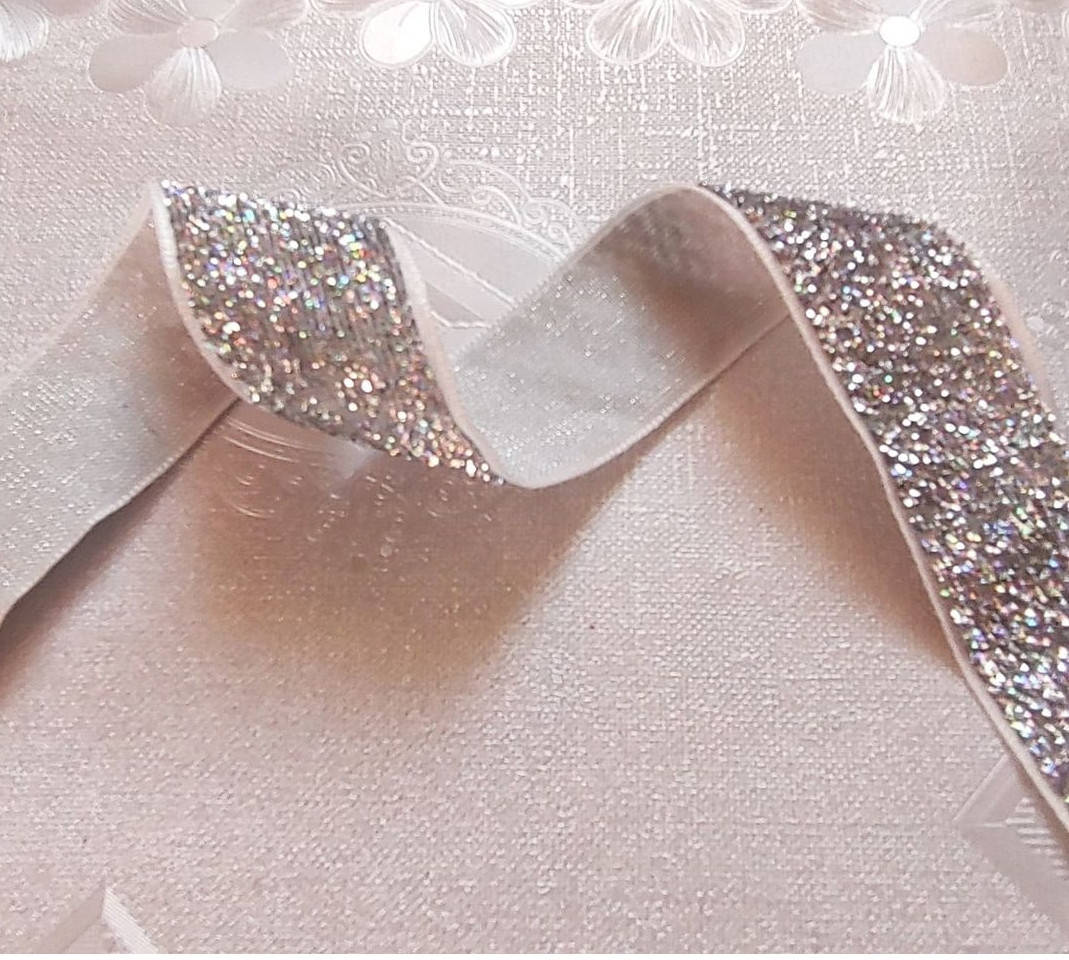 

Лента велюр (бархат) с люрексом 2,5 см