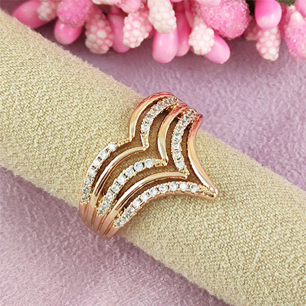 

Кольцо Xuping Лайлин медицинское золото позолота 18К 20.5