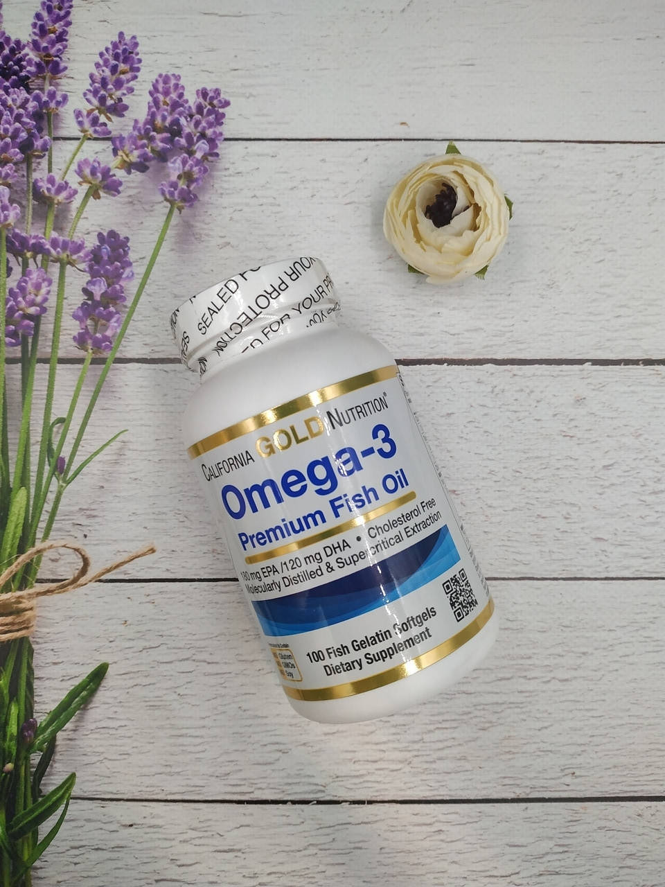 

California Gold Nutrition Omega 3 Premium Fish Oil 100 caps омега 3 рибячий жир