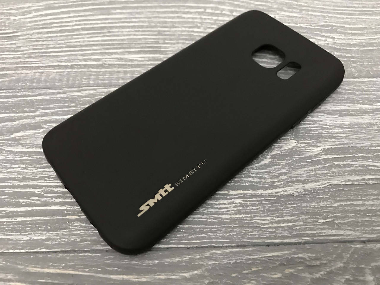 

TPU чехол Smitt накладка бампер для Samsung Galaxy S7 Edge (4 цвета) черный