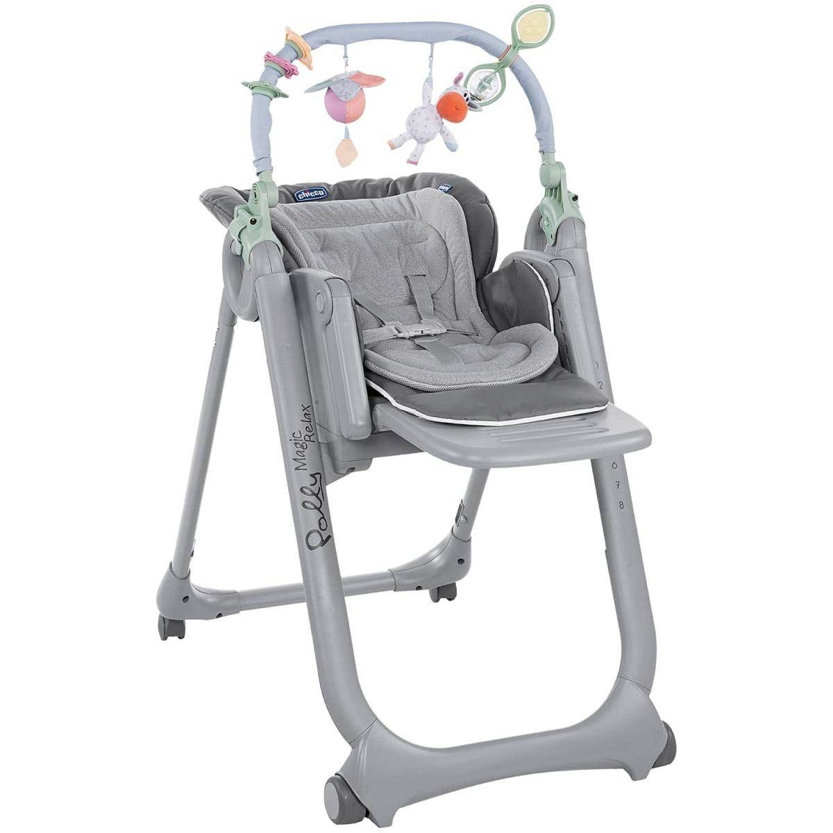 

Стульчик для кормления Chicco Polly Magic Relax Graphite