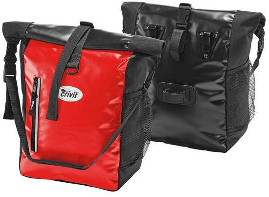 

Велосумка на багажник с дождевиком 20 L Сrivit IAN326433-2 красная TS